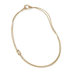 Women John Hardy Layering^Love Knot Convertable Necklace, Silver, 1.8Mm