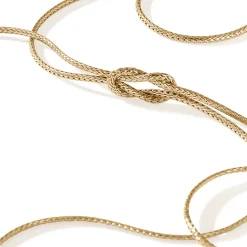 Women John Hardy Layering^Love Knot Convertable Necklace, Gold, 1.8Mm