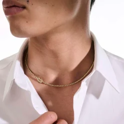 Women John Hardy Layering^Love Knot Necklace, Gold, 1.8Mm