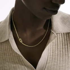 Women John Hardy Layering^Love Knot Necklace, Gold, 1.8Mm