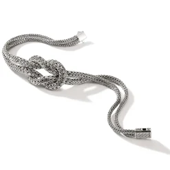 Women John Hardy Statement^Love Knot Necklace, Sterling Silver, 11.5Mm