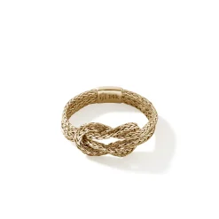 Women John Hardy Soft^Love Knot Ring, Gold, 1.8Mm
