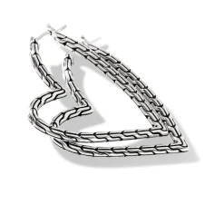 Women John Hardy Hoops^Manah Hoop Earring, Sterling Silver
