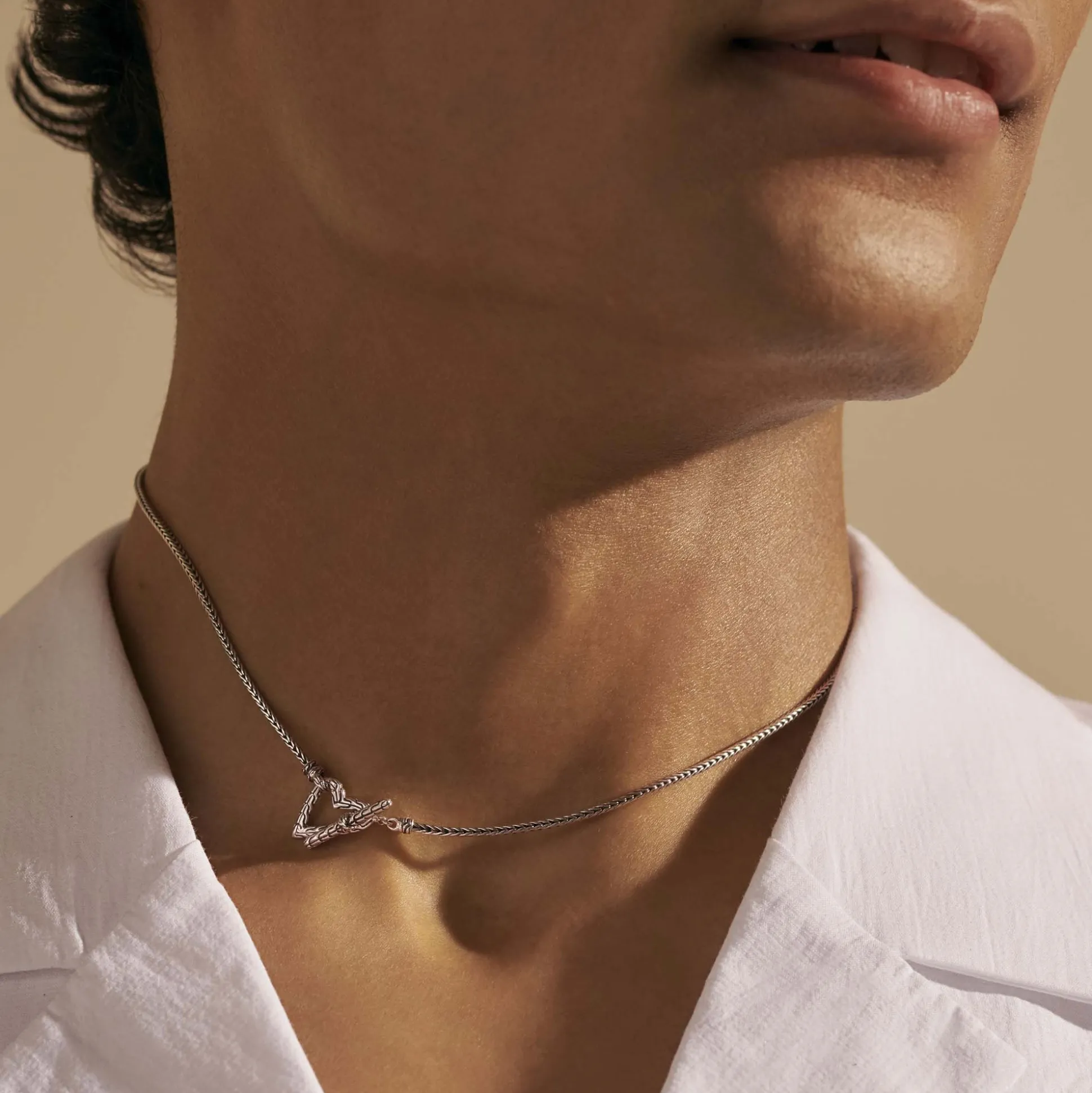 Women John Hardy Layering^Manah Toggle Necklace, Sterling Silver