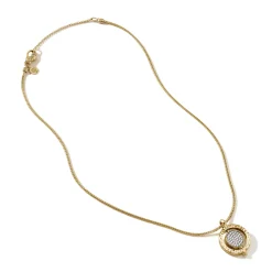 Women John Hardy Pendants^Moon Door Necklace, Gold, Diamonds