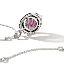 Women John Hardy Pendants^Moon Door Necklace, Sterling Silver, Pave
