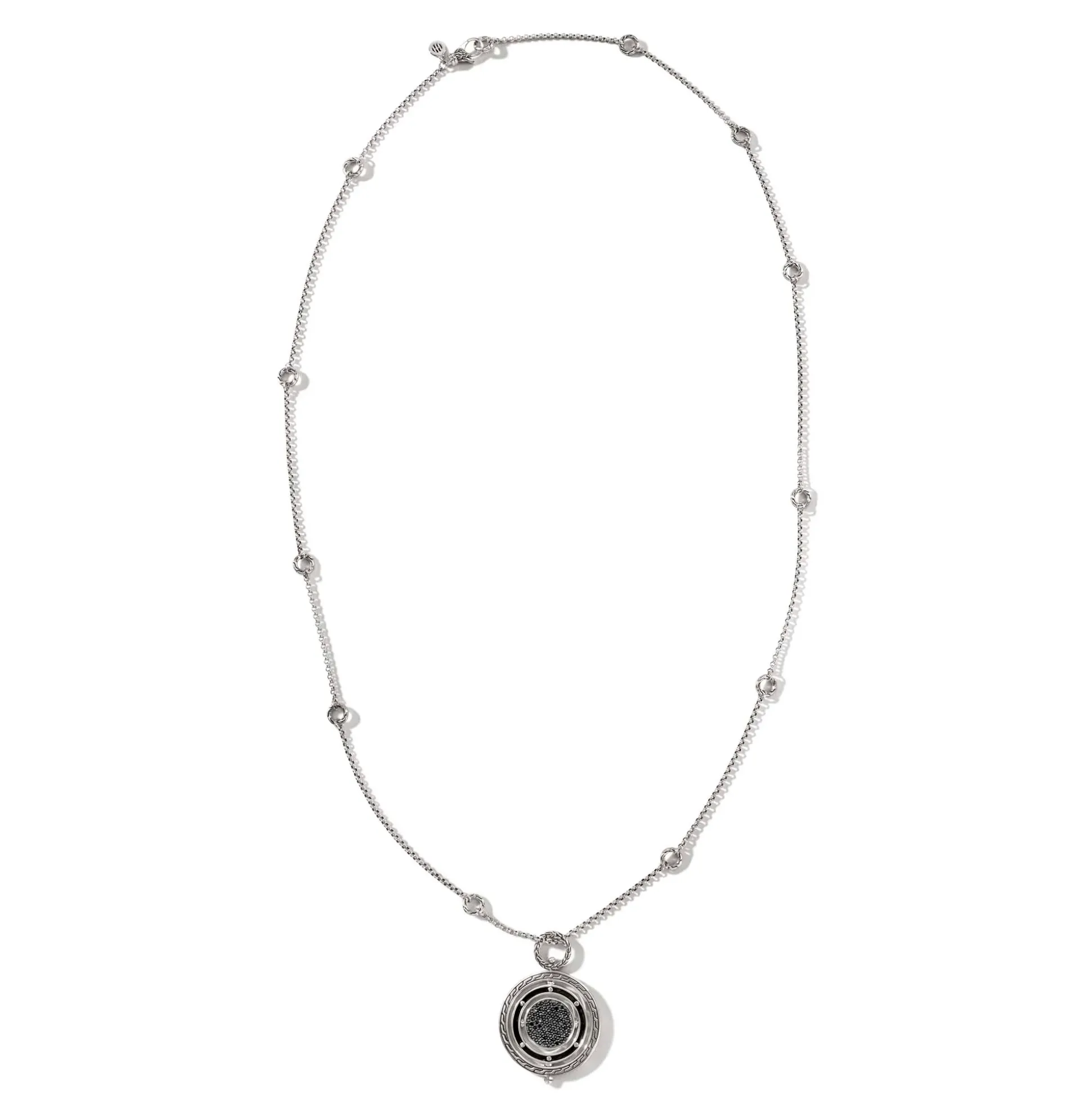 Women John Hardy Pendants^Moon Door Necklace, Sterling Silver, Pave