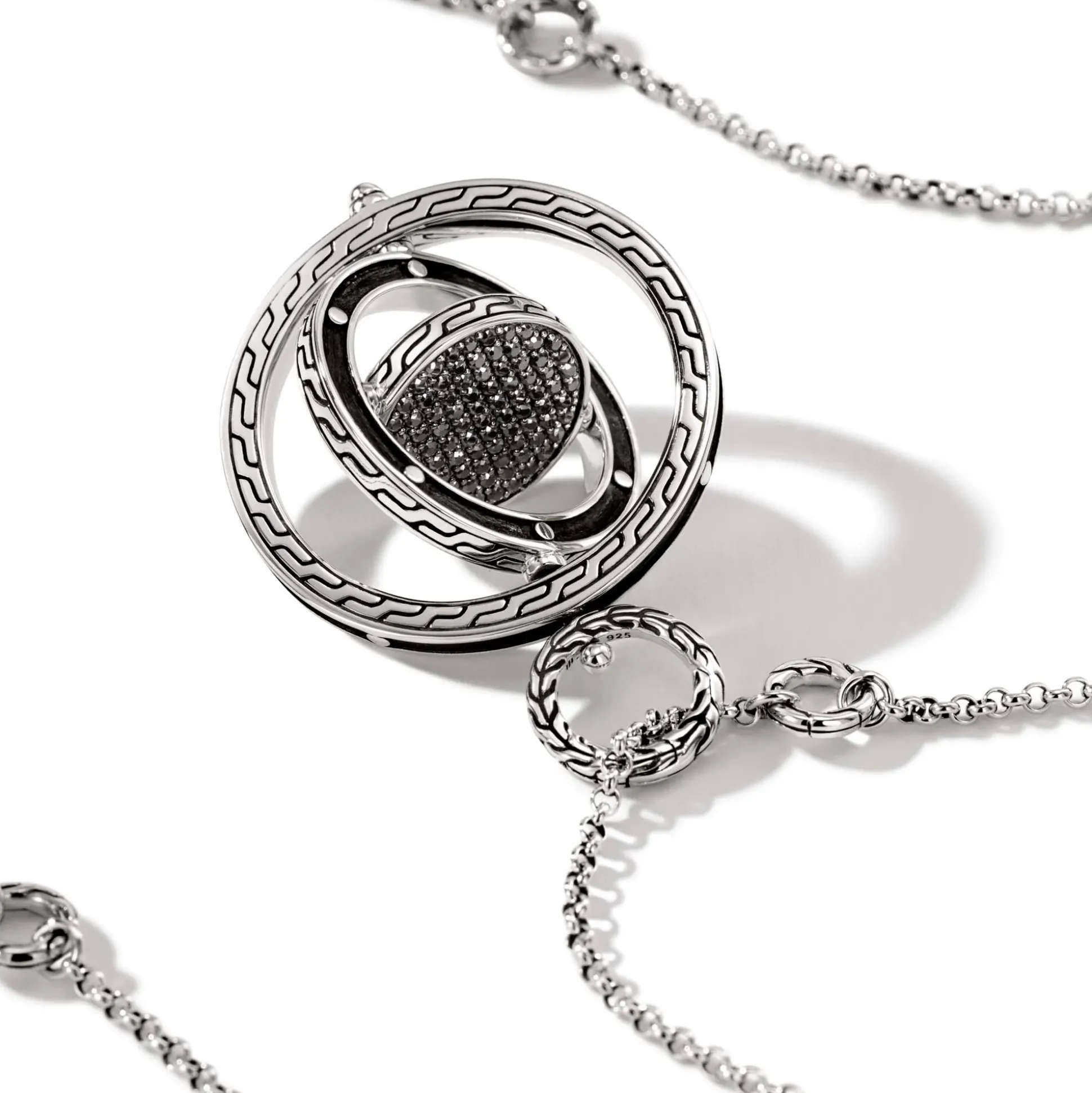 Women John Hardy Pendants^Moon Door Necklace, Sterling Silver, Pave