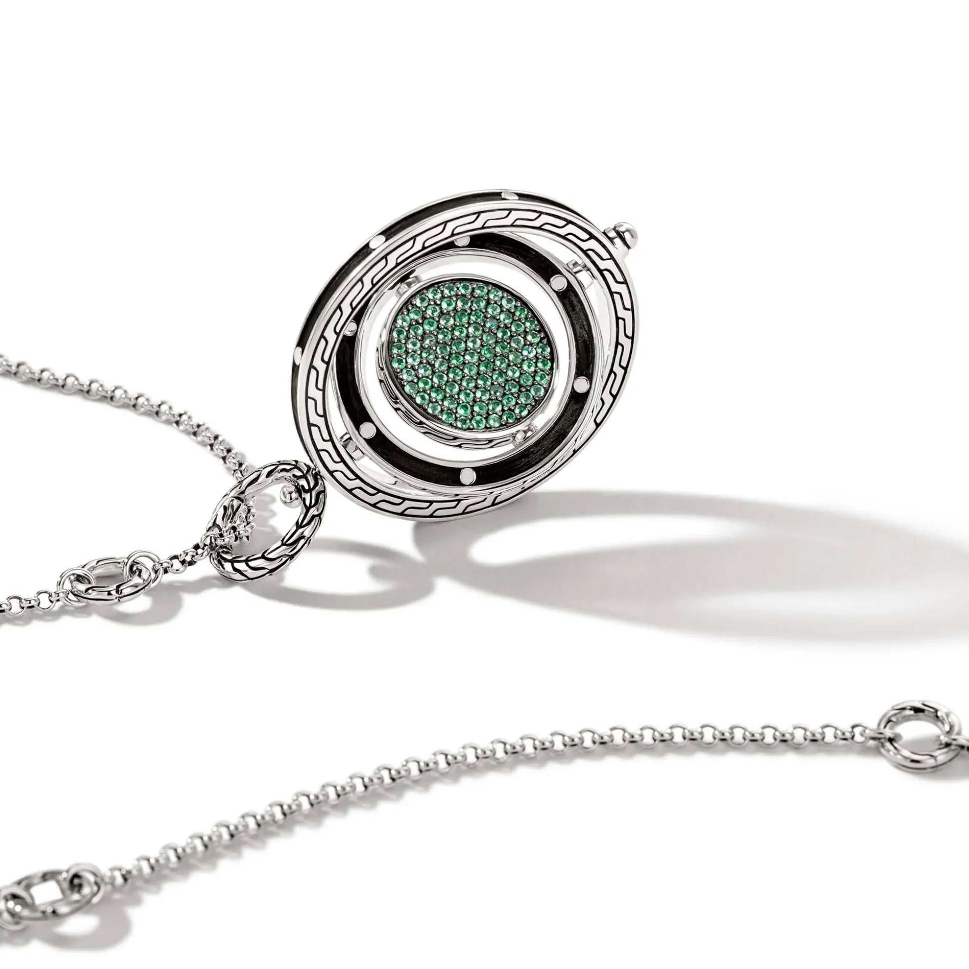 Women John Hardy Pendants^Moon Door Necklace, Sterling Silver, Pave