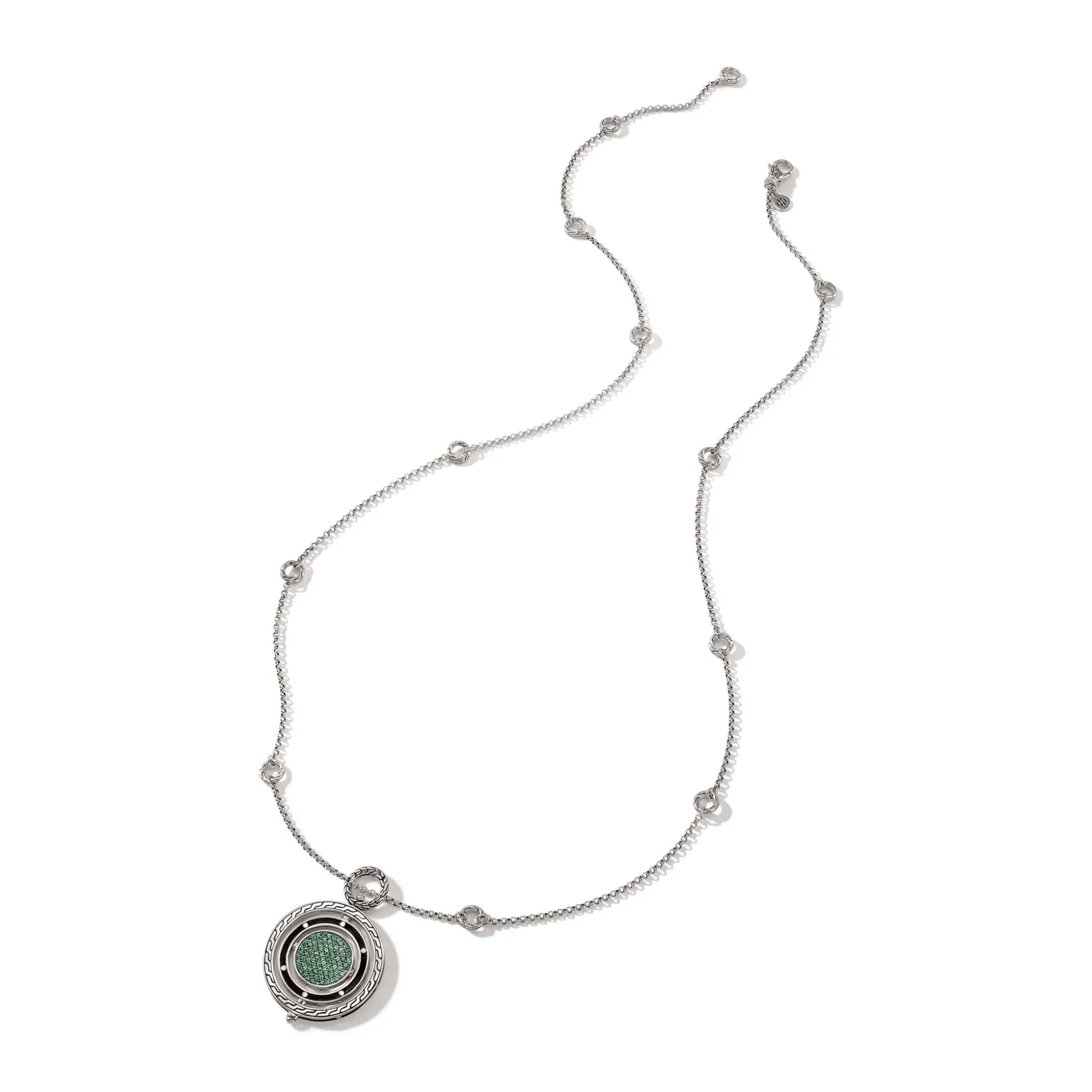 Women John Hardy Pendants^Moon Door Necklace, Sterling Silver, Pave