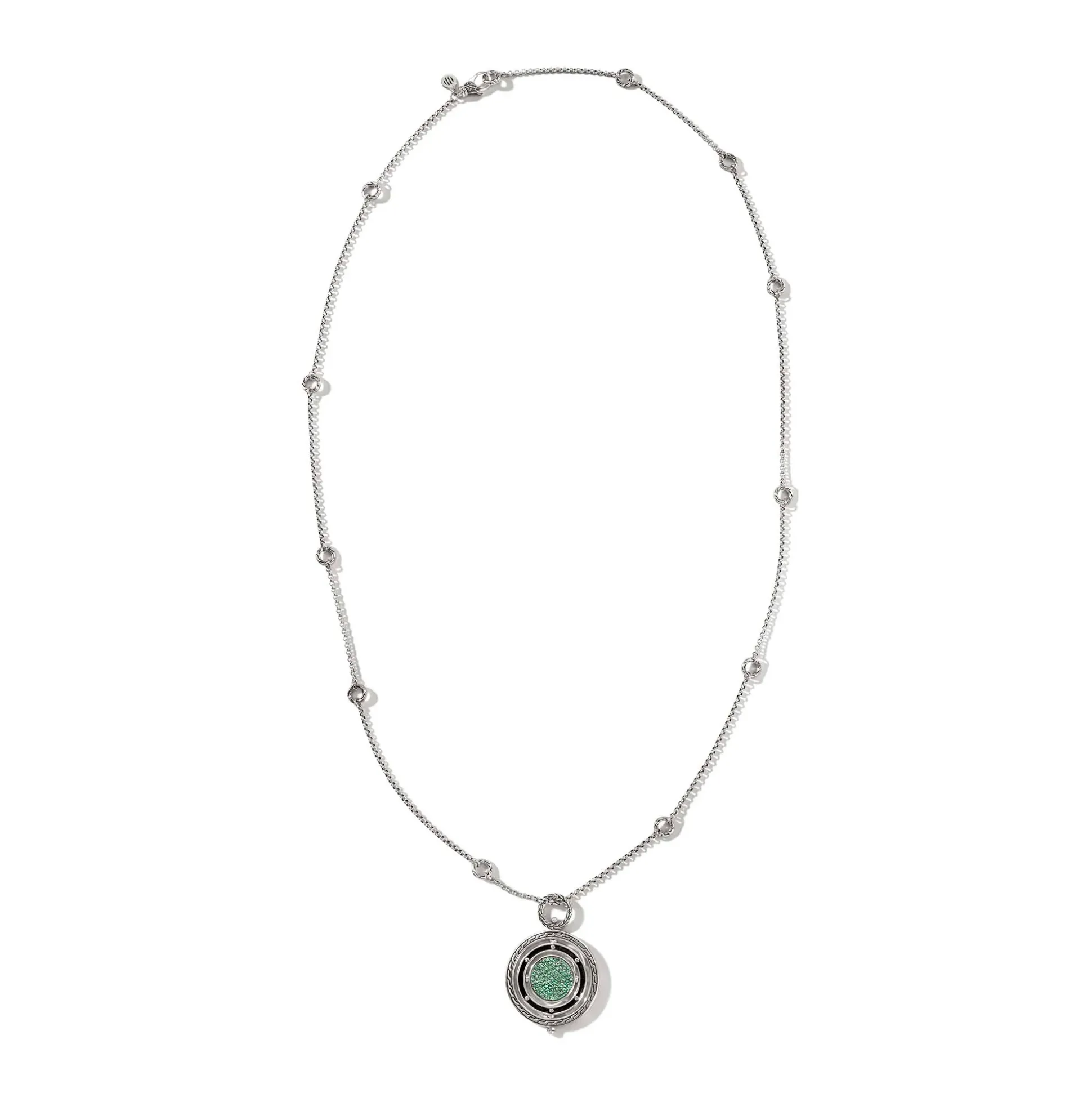 Women John Hardy Pendants^Moon Door Necklace, Sterling Silver, Pave