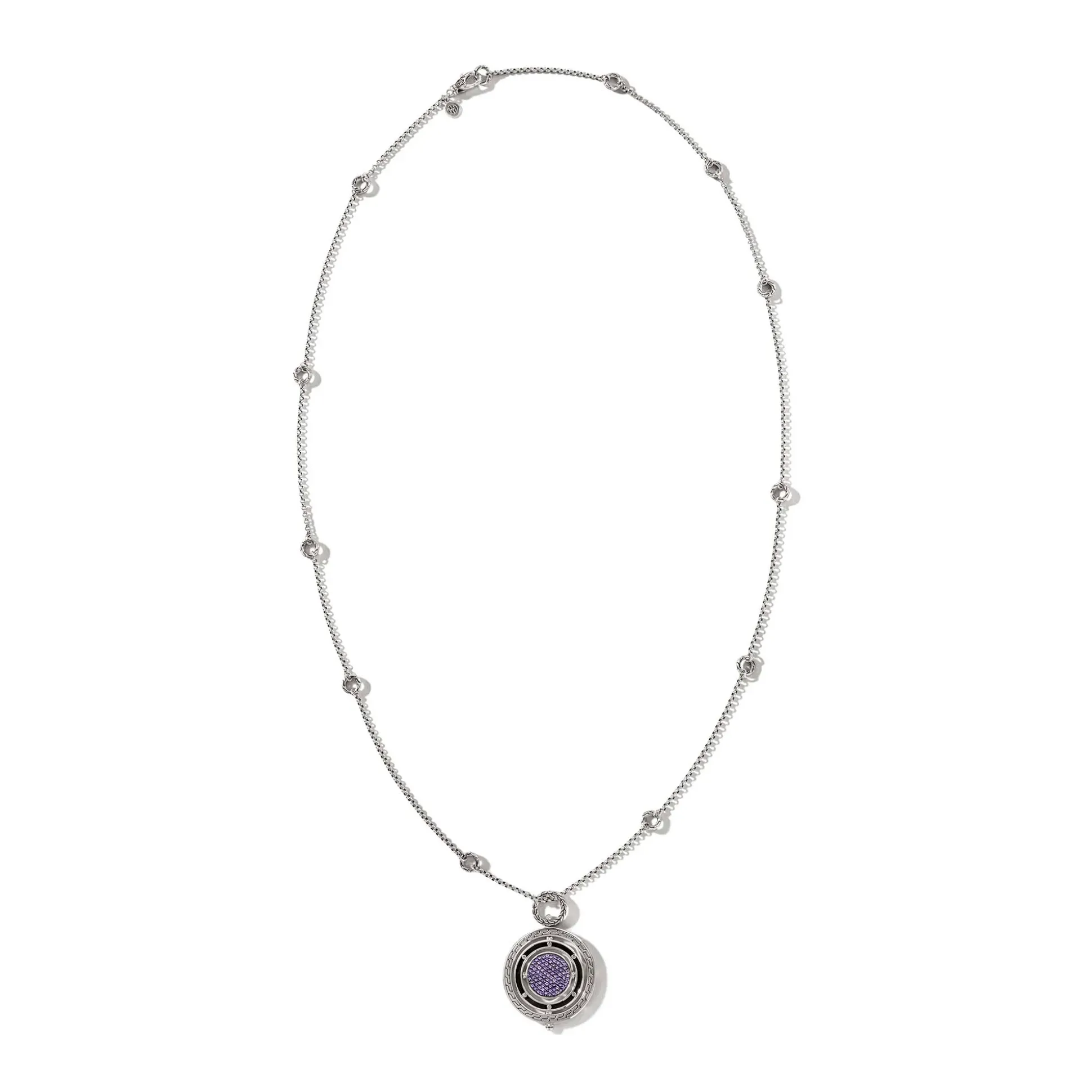 Women John Hardy Pendants^Moon Door Necklace, Sterling Silver, Pave