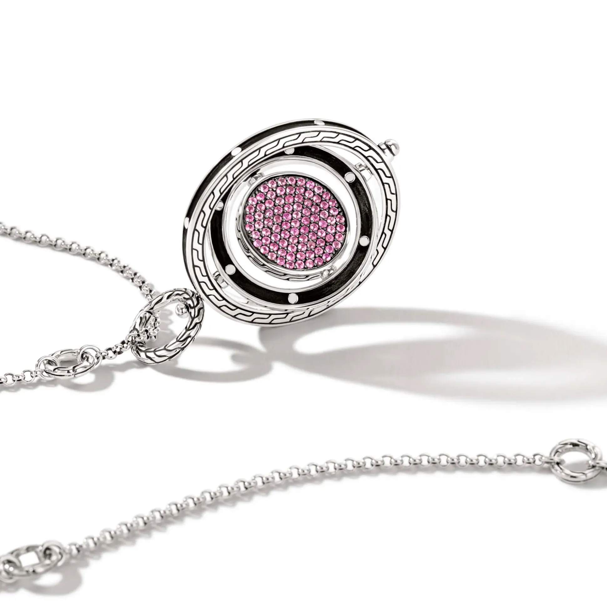 Women John Hardy Pendants^Moon Door Necklace, Sterling Silver, Pave