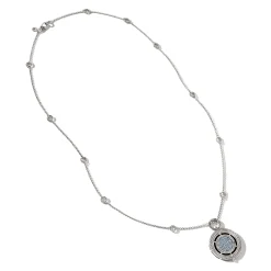 Women John Hardy Pendants^Moon Door Necklace, Sterling Silver, Pave