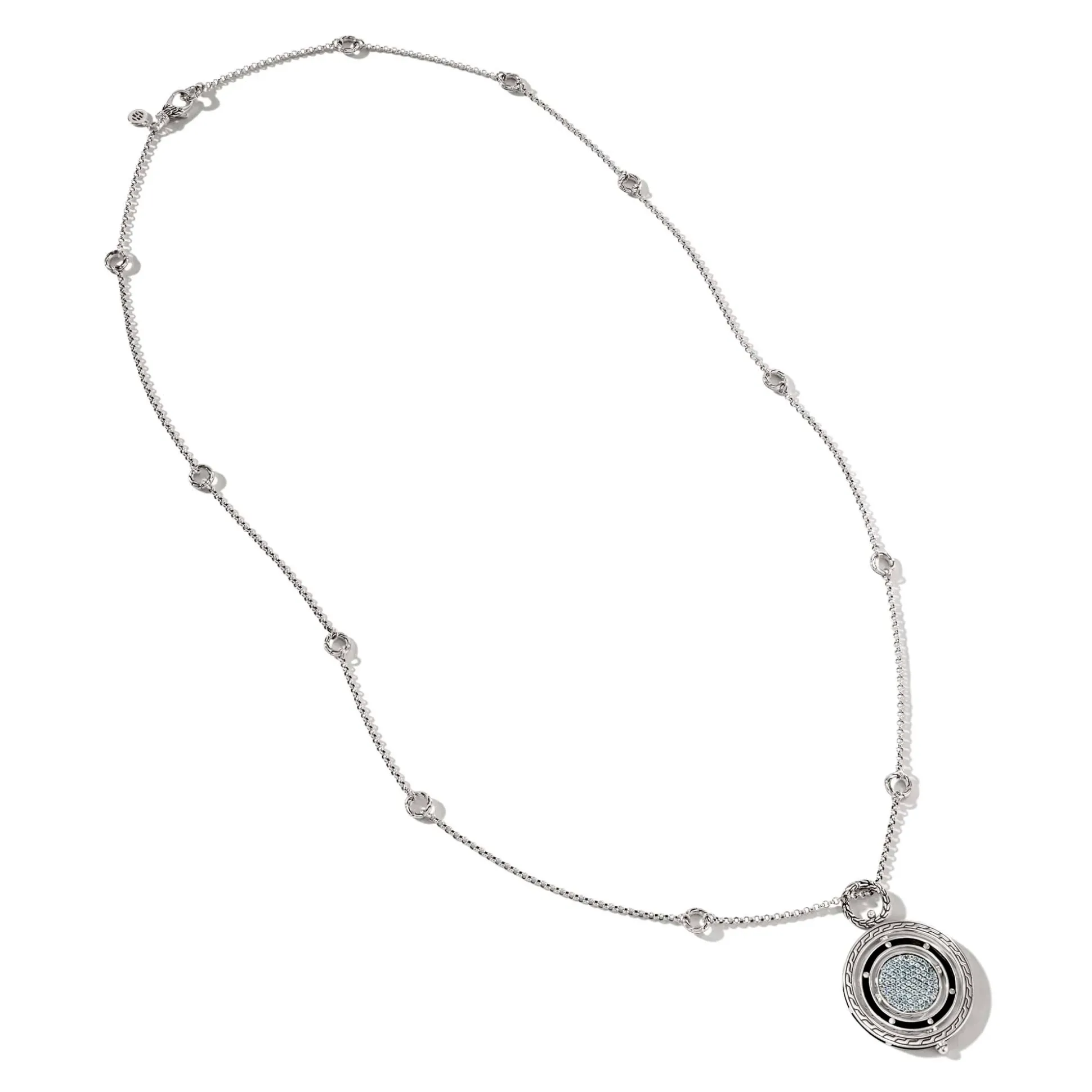 Women John Hardy Pendants^Moon Door Necklace, Sterling Silver, Pave