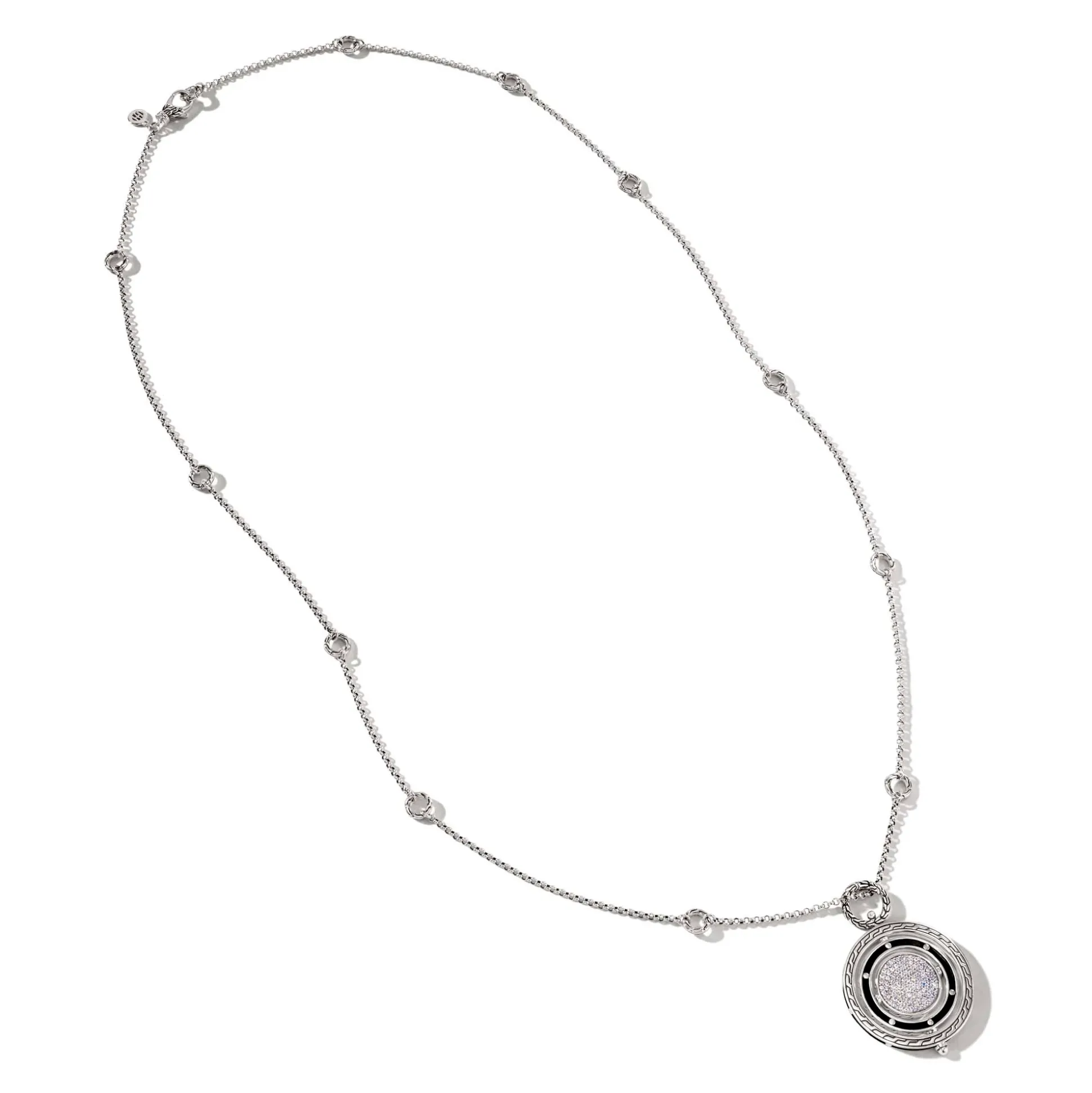 Women John Hardy Pendants^Moon Door Necklace, Sterling Silver, Pave