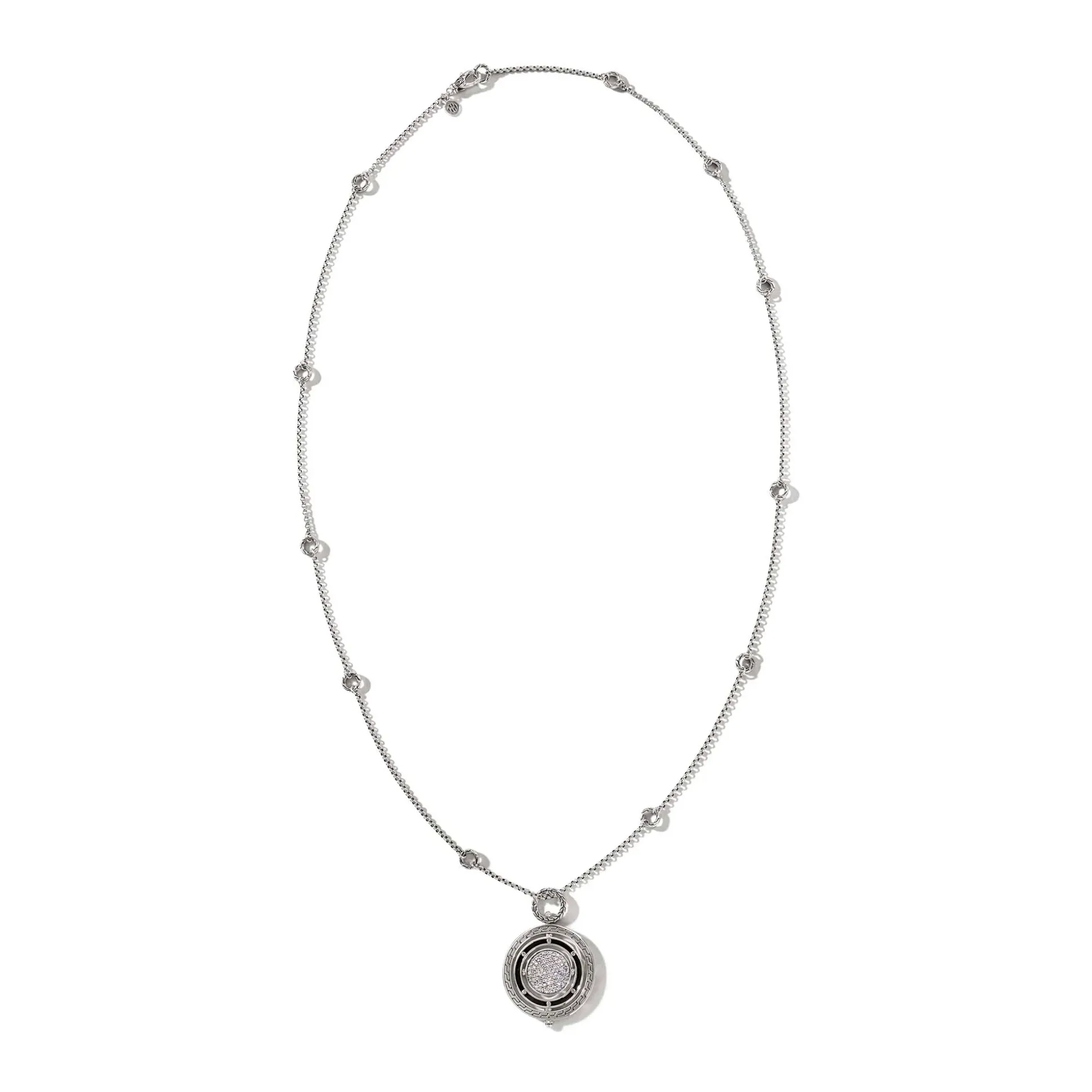 Women John Hardy Pendants^Moon Door Necklace, Sterling Silver, Pave