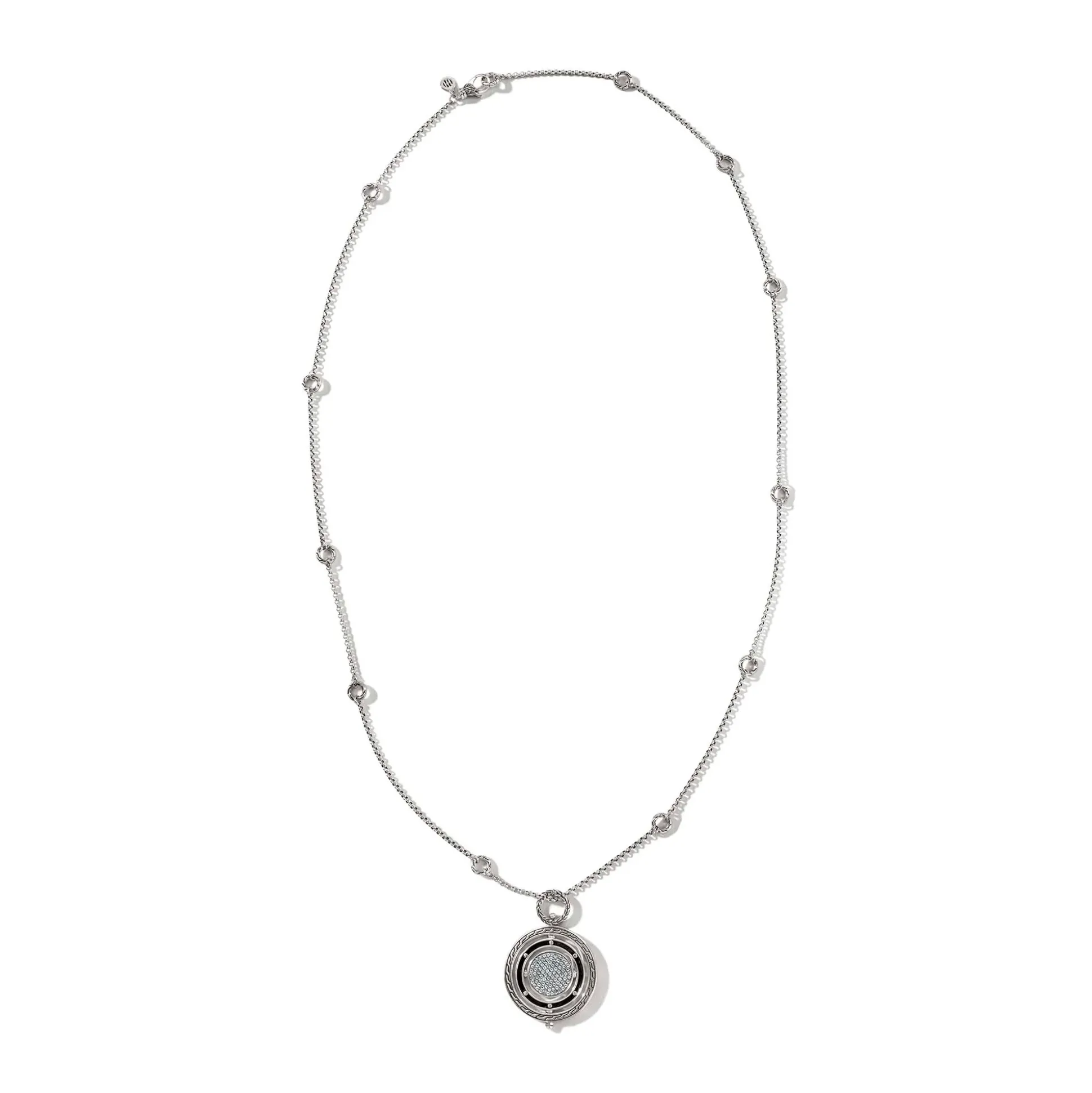 Women John Hardy Pendants^Moon Door Necklace, Sterling Silver, Pave