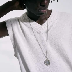 Women John Hardy Pendants^Moon Door Necklace, Sterling Silver, Pave