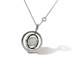 Women John Hardy Pendants^Moon Door Necklace, Sterling Silver, Diamonds