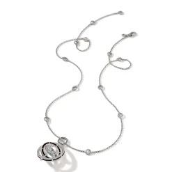 Women John Hardy Pendants^Moon Door Necklace, Sterling Silver, Pave
