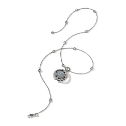 Women John Hardy Pendants^Moon Door Necklace, Sterling Silver, Pave