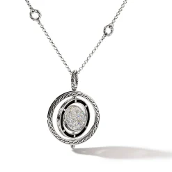 Women John Hardy Pendants^Moon Door Necklace, Sterling Silver, Pave