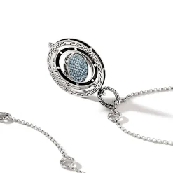 Women John Hardy Pendants^Moon Door Necklace, Sterling Silver, Pave