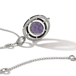 Women John Hardy Pendants^Moon Door Necklace, Sterling Silver, Pave