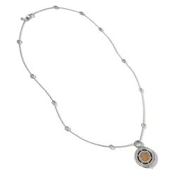 Women John Hardy Pendants^Moon Door Necklace, Sterling Silver, Pave