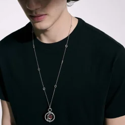 Women John Hardy Pendants^Moon Door Necklace, Sterling Silver, Pave