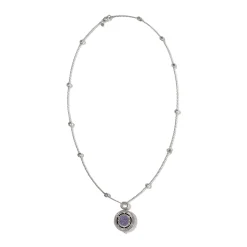Women John Hardy Pendants^Moon Door Necklace, Sterling Silver, Pave