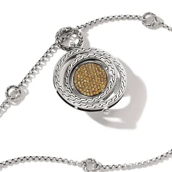 Women John Hardy Pendants^Moon Door Necklace, Sterling Silver, Pave