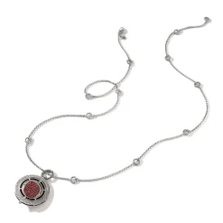 Women John Hardy Pendants^Moon Door Necklace, Sterling Silver, Pave