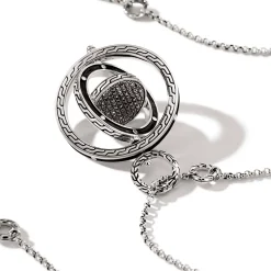Women John Hardy Pendants^Moon Door Necklace, Sterling Silver, Pave