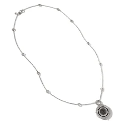 Women John Hardy Pendants^Moon Door Necklace, Sterling Silver, Pave