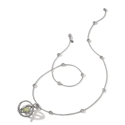 Women John Hardy Pendants^Moon Door Necklace, Sterling Silver, Pave
