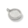 Men John Hardy Tags & Pendants^Moon Door Pendant, Dark Silver