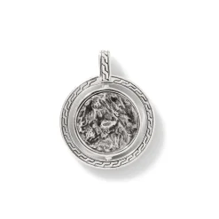 Men John Hardy Tags & Pendants^Moon Door Pendant, Dark Silver