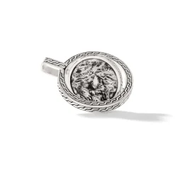 Men John Hardy Tags & Pendants^Moon Door Pendant, Dark Silver