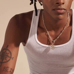 Men John Hardy Tags & Pendants^Moon Door Pendant, Dark Silver