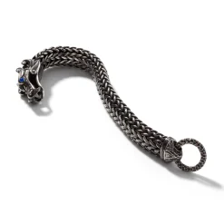 Men John Hardy Chains^Naga Bracelet, Dark Silver, 15Mm