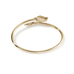 Women John Hardy Bangles & Cuffs^Naga Cuff, Gold, Diamonds, Slim