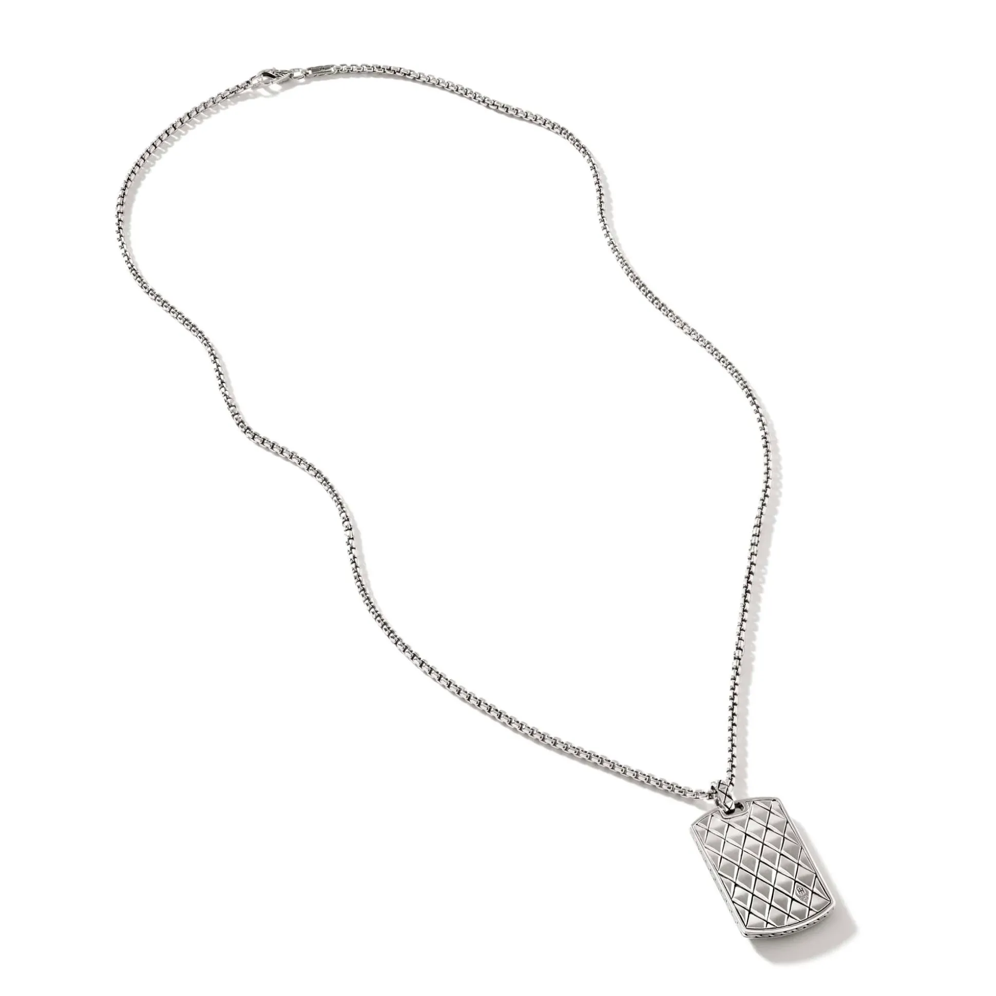 Men John Hardy Tags & Pendants^Naga Dog Tag Necklace, Sterling Silver