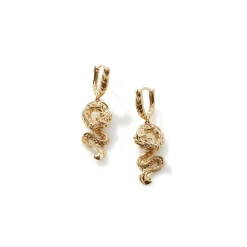 Women John Hardy Statement^Naga Drop Earring, Gold