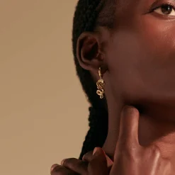 Women John Hardy Statement^Naga Drop Earring, Gold