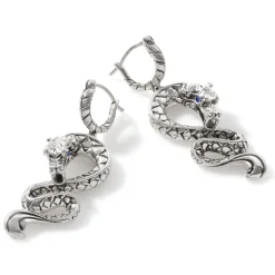 Women John Hardy Statement^Naga Drop Earring, Sterling Silver