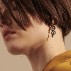 Women John Hardy Statement^Naga Drop Earring, Sterling Silver