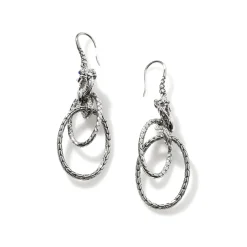 Women John Hardy Statement^Naga Drop Earring, Sterling Silver