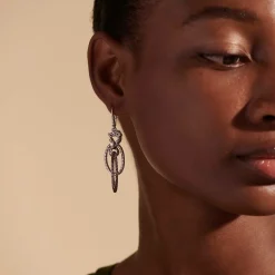 Women John Hardy Statement^Naga Drop Earring, Sterling Silver